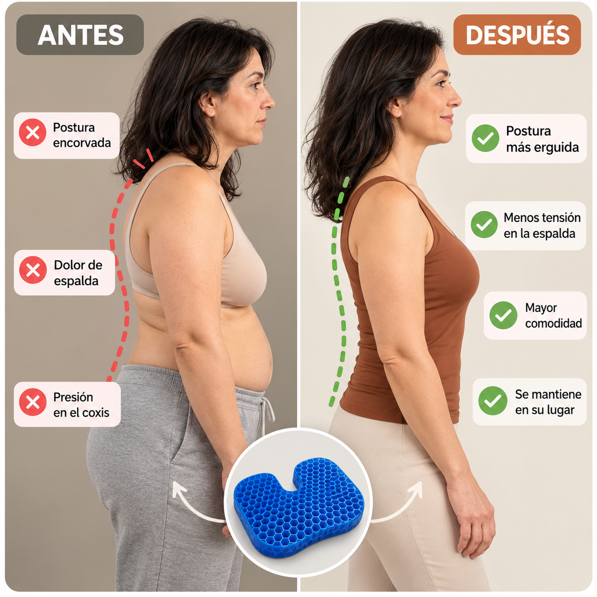 Cojín SientaBien™ – Siéntate cómodo durante horas